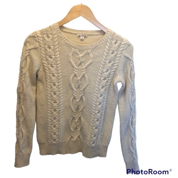 GAP Cream Fisherman Sweater - Picture 14 of 14